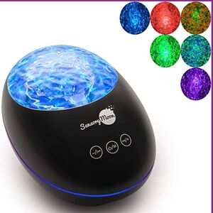Sensory Moon Ocean Wave Projector With Audio